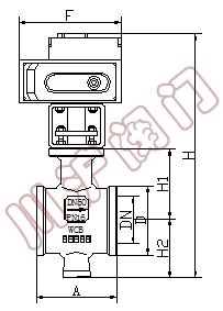 電動V型調(diào)節(jié)球閥 結(jié)構(gòu)圖